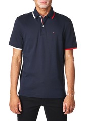 Tommy Hilfiger mens Short Sleeve Cotton Pique Kisner in Custom Fit Polo Shirt   US