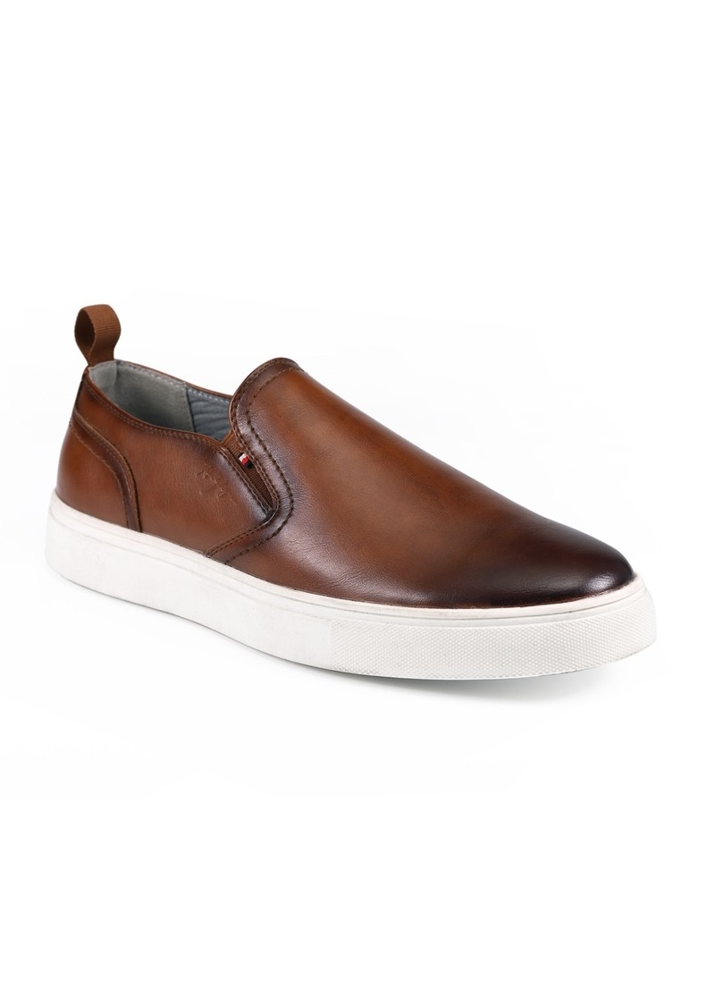 Tommy Hilfiger Men's Kozal Casual Slip On Sneakers - Burnished Tan - Faux Leather