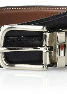 Tommy Hilfiger Men's Leather Reversible Belt (Pack of 1)Brown/black