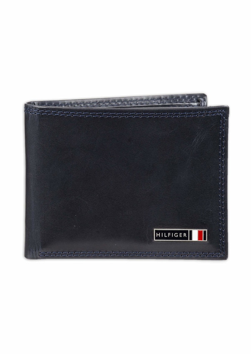 Tommy Hilfiger Men's Passcase Wallet with Multiple Card Slots