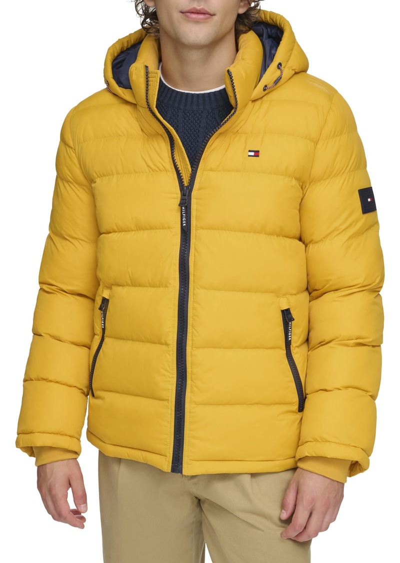 Tommy Hilfiger Men's Classic Hooded Puffer Jacket (Regular and Big & Tall Sizes)