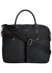 Tommy Hilfiger Men's Logo Computer Bag - Black