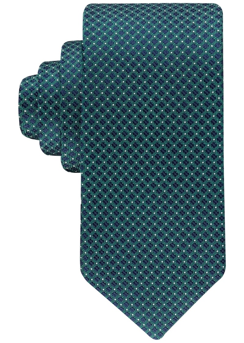 Tommy Hilfiger Men's Marco Micro-Pattern Tie - Hunter Green