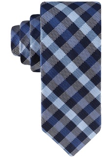 Tommy Hilfiger Men's Maren Check Tie - Navy/blue
