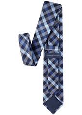 Tommy Hilfiger Men's Maren Check Tie - Navy/blue