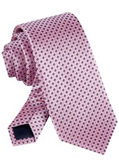 Tommy Hilfiger Men's Micro-Grid Tie - Purple