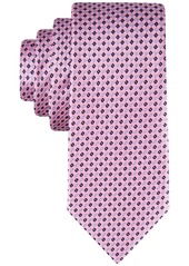 Tommy Hilfiger Men's Micro-Grid Tie - Pink