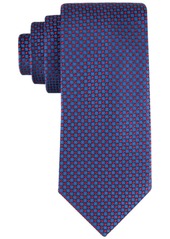 Tommy Hilfiger Men's Micro-Square Neat Tie - Navy/red