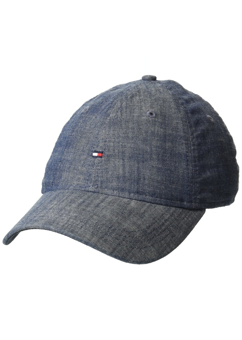 Tommy Hilfiger Men's Cotton Mini Flag Adjustable Baseball Cap