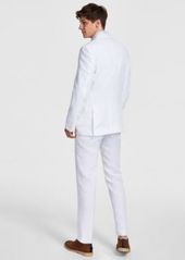Tommy Hilfiger Mens Modern Fit Flex Stretch Linen Suit Separates