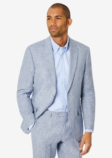 Tommy Hilfiger Men's Modern-Fit Flex Stretch Plaid Linen Suit Jacket
