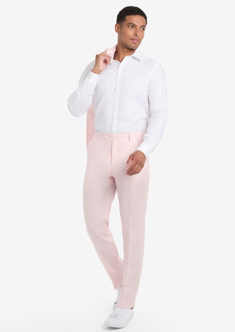 Tommy Hilfiger Men's Modern-Fit Linen Pants - Pink