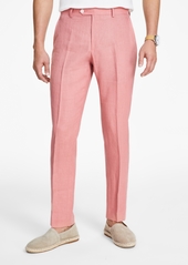 Tommy Hilfiger Men's Modern-Fit Linen Pants - Light Red
