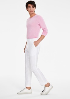Tommy Hilfiger Men's Modern-Fit Linen Pants - White