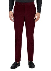 Tommy Hilfiger Men's Modern-Fit Solid Corduroy Pants - Burgundy