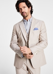 Tommy Hilfiger Men's Modern-Fit Th Flex Stretch Chambray Suit Separate Jacket - Tan