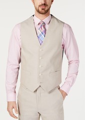 Tommy Hilfiger Men's Modern-Fit Th Flex Stretch Chambray Suit Vests