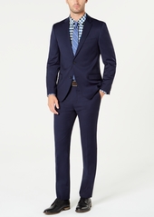Tommy Hilfiger Men's Slim-Fit Th Flex Stretch Navy Solid Wool Suit