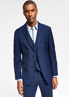 Tommy Hilfiger Men's Modern-Fit Wool Th-Flex Stretch Suit Jacket - Blue Sharkskin
