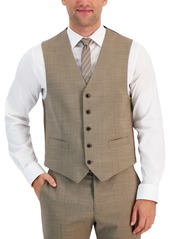 Tommy Hilfiger Men's Modern-Fit Wool Th-Flex Stretch Suit Suit Vest - Black