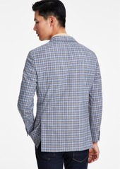 Tommy Hilfiger Men's Modern-Fit Windowpane Sport Coat - Blue/tan