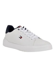 Tommy Hilfiger Men's Narvyn Lace-Up Low Top Sneakers - White, Navy
