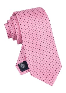 Tommy Hilfiger Men's Natte Grid Tie - Pink