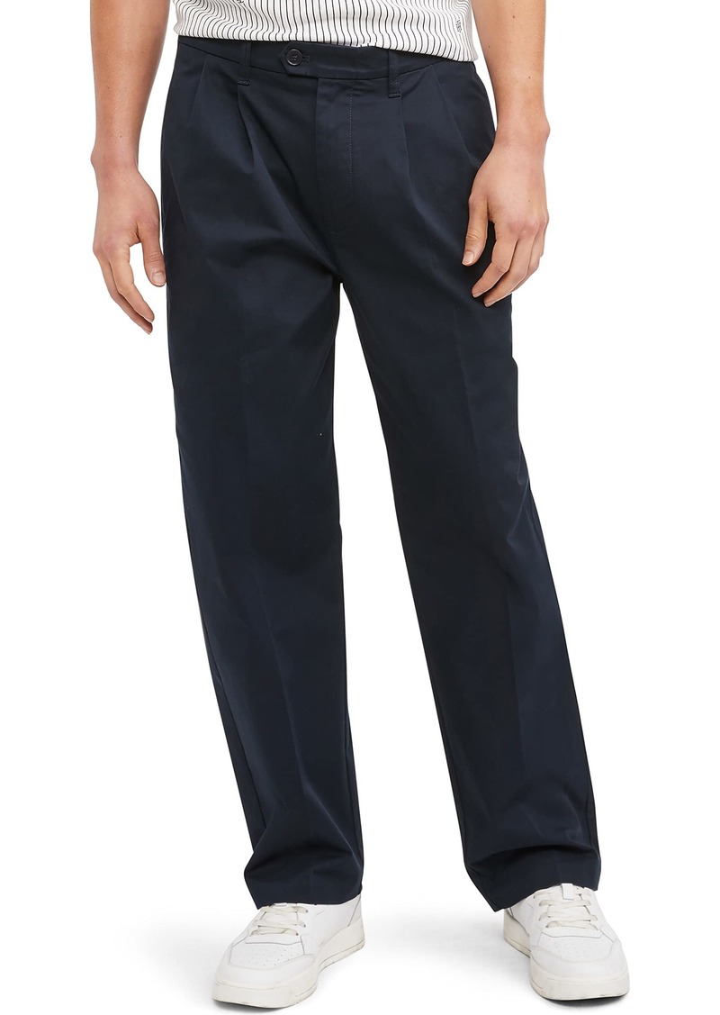 Tommy Hilfiger Mens New School Prep Pleated Chino Pants  30W X 32L US