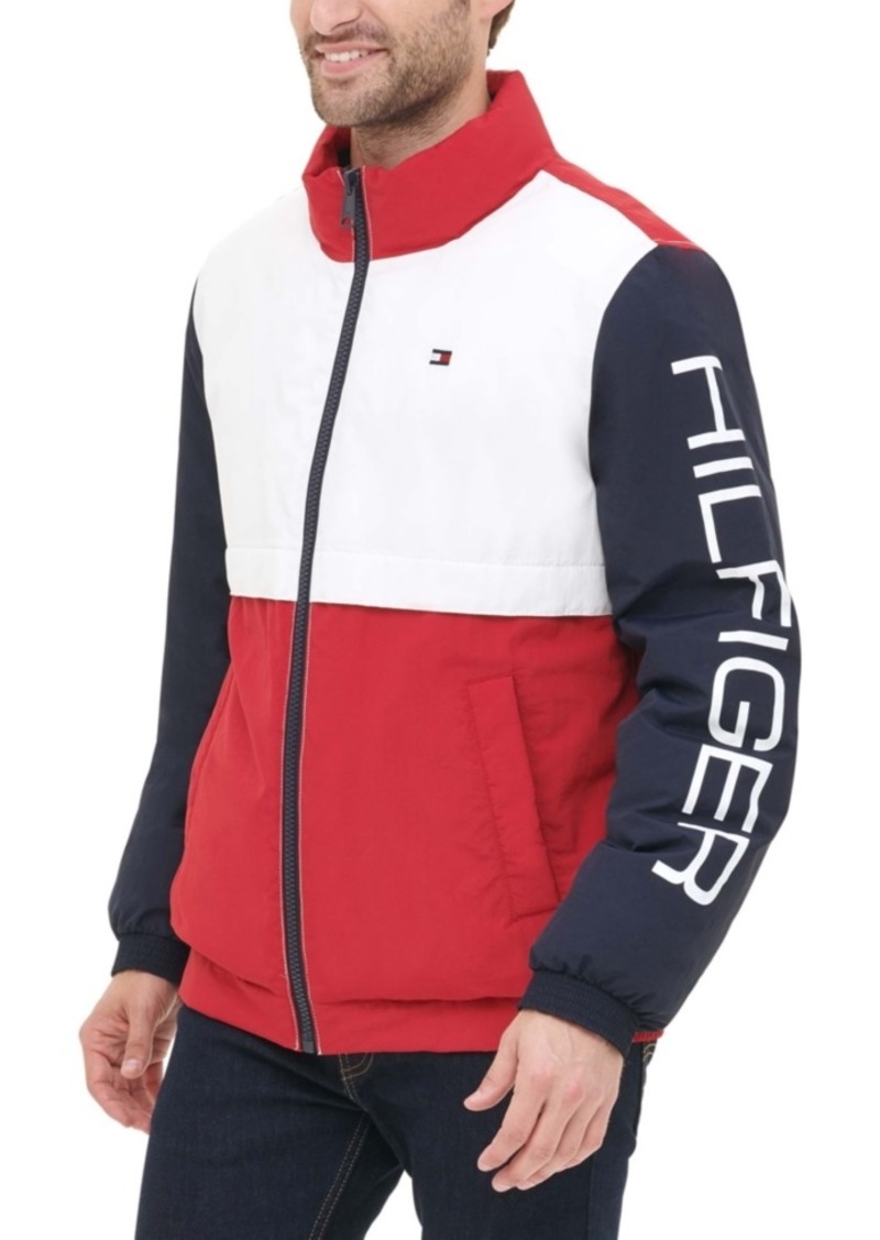 tommy hilfiger men's taslan nylon jacket