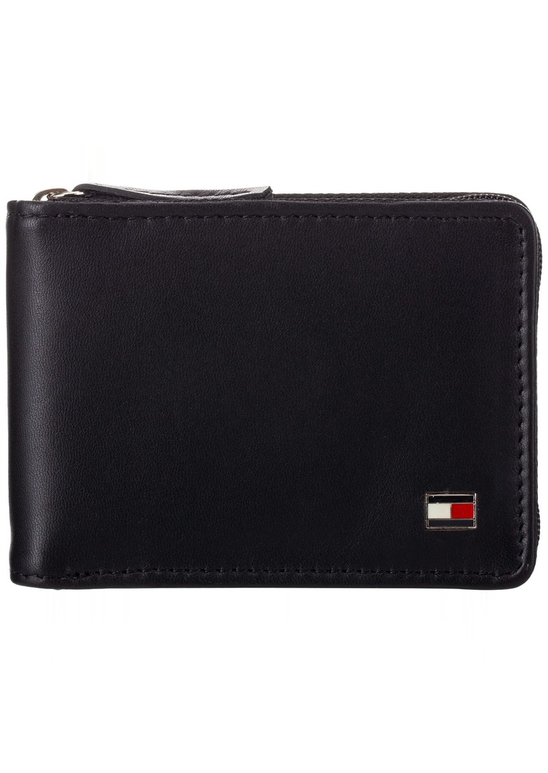 Tommy Hilfiger Mens Oxford Ziparound Wallet