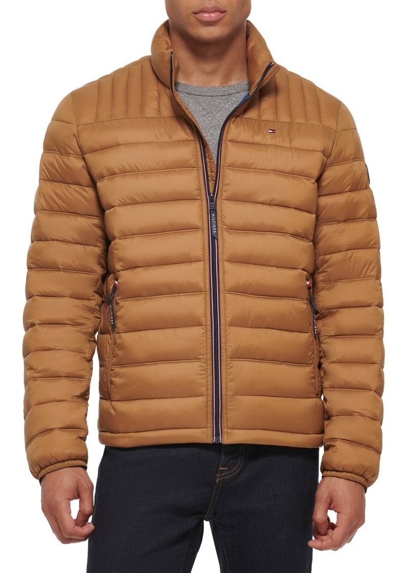 Tommy Hilfiger Men's Packable Quilted Puffer Jacket - Nutmeg