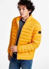 Tommy Hilfiger Men's Packable Quilted Puffer Jacket - Yellow Gold