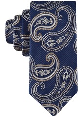 Tommy Hilfiger Men's Paisley Tie - Navy/taupe