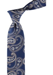 Tommy Hilfiger Men's Paisley Tie - Navy/taupe