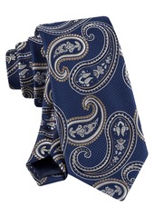 Tommy Hilfiger Men's Paisley Tie - Navy/taupe