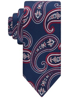 Tommy Hilfiger Men's Paisley Tie - Navy Red