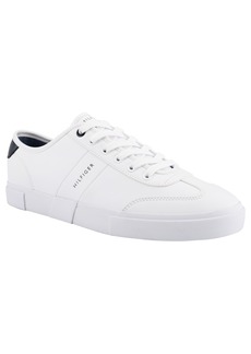 Tommy Hilfiger Men's Pandora Lace Up Low Top Sneakers - White, Navy