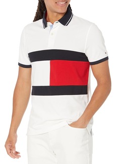 Tommy Hilfiger Men's Polo Shirt with Magnetic Buttons Custom Fit  XXL