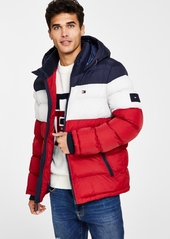 Tommy Hilfiger Men's Quilted Puffer Jacket, Created for Macy's - Orange