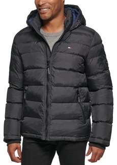 Tommy Hilfiger Men's Quilted Puffer Jacket, Created for Macy's - Black
