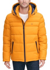 Tommy Hilfiger Men's Quilted Puffer Jacket, Created for Macy's - Orange