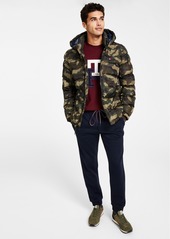 Tommy Hilfiger Men's Quilted Puffer Jacket, Created for Macy's - Orange