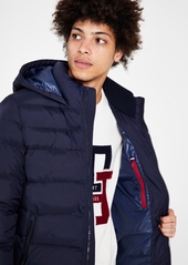 Tommy Hilfiger Men's Quilted Puffer Jacket, Created for Macy's - Orange