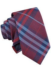 Tommy Hilfiger Men's Railroad Plaid Tie - Taupe