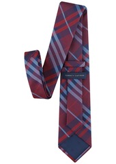 Tommy Hilfiger Men's Railroad Plaid Tie - Taupe