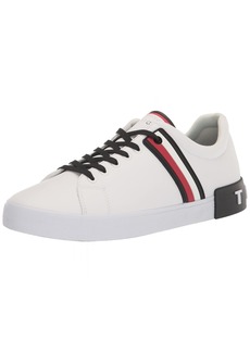 Tommy Hilfiger Men's Ramus Sneaker White/Black Multi 146 M