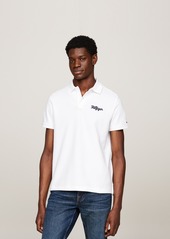 Tommy Hilfiger Men's Regular-Fit Hilfiger Stitch Logo Polo Shirt - White