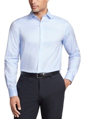 Tommy Hilfiger Men's Regular Fit Th Flex Essentials Wrinkle Free Stretch Dress Shirt - White