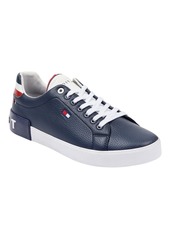 Tommy Hilfiger Men's Rezz Lace Up Low Top Sneakers - All Black