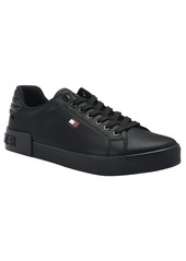 Tommy Hilfiger Men's Rezz Lace Up Low Top Sneakers - All Black